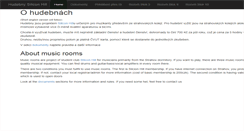 Desktop Screenshot of hudebna.siliconhill.cz